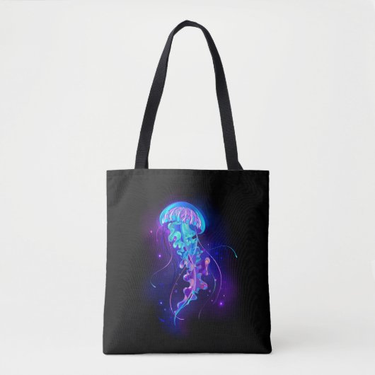 Tote Bag Jellyfish éclatante couleur (Devant)
