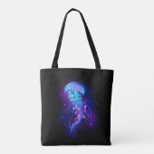 Tote Bag Jellyfish éclatante couleur (Dos)