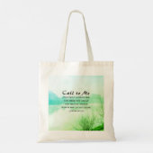 Tote Bag Jérémie 33:3 Appelle-Moi et Je Te Répondrai (Dos)