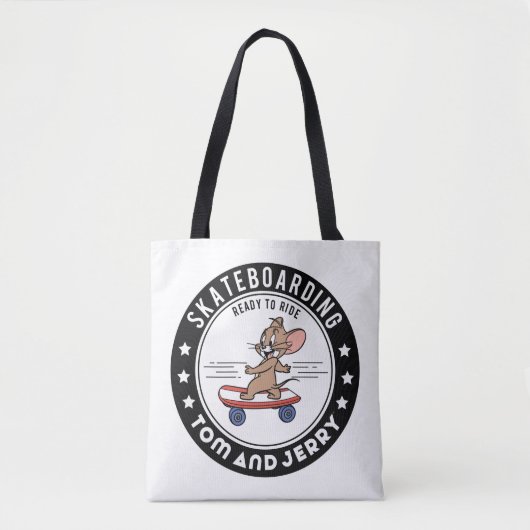 Tote Bag Jerry Skateboard - Prêt À Faire Du Ride (Devant)
