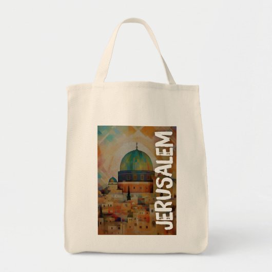 Tote Bag Jérusalem Al Quds Paix Justice et Liberté (Devant)