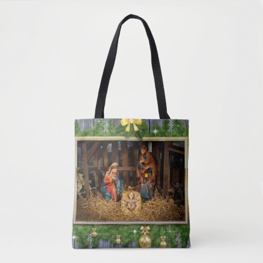 Tote Bag Jesus born (Devant)