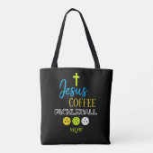Tote Bag JESUS Café Pickleball de Style (Dos)