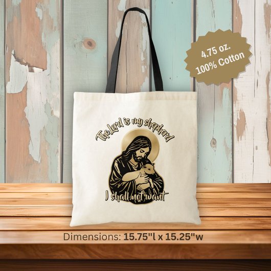 Tote Bag Jesus Caring Shepherd