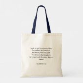 Tote Bag Jésus Christ conquiert l'Emblème (Dos)