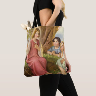Tote Bag Jésus-Christ enseignant aux enfants, Religion Vint