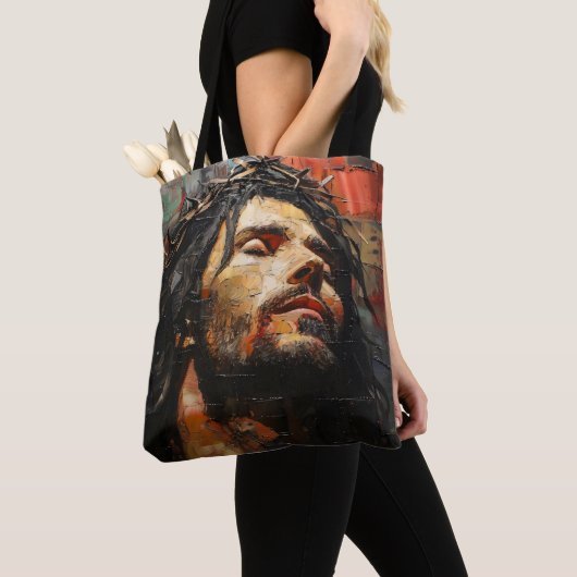 Tote Bag Jésus Christ moderne (De près)