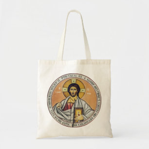 Tote Bag Jésus-Christ Pantocrator dôme de l'Église