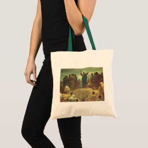 Tote Bag Jésus-Christ Sermon sur la montagne, Religion Vint