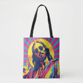 Tote Bag Jésus cool Pop Art (Devant)