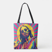 Tote Bag Jésus cool Pop Art (Dos)