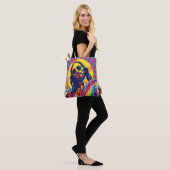 Tote Bag Jésus cool Pop Art (Sur le modèle)