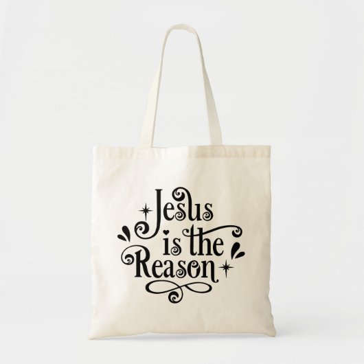 Tote Bag Jésus est la raison chrétienne (Devant)