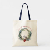 Tote Bag JÉSUS EST LA RAISON DE LA SAISON Citation de Noël (Dos)