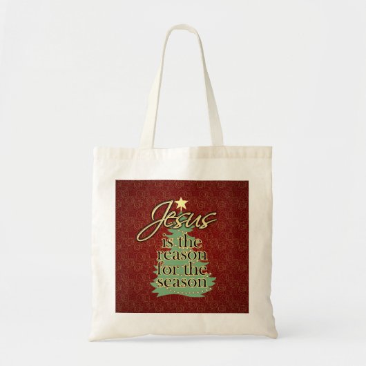 Tote Bag Jésus est la raison de Noël chrétien (Devant)