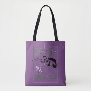 Tote Bag Jésus est ma musique