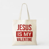 Tote Bag Jésus est mon chrétien Valentin (Dos)