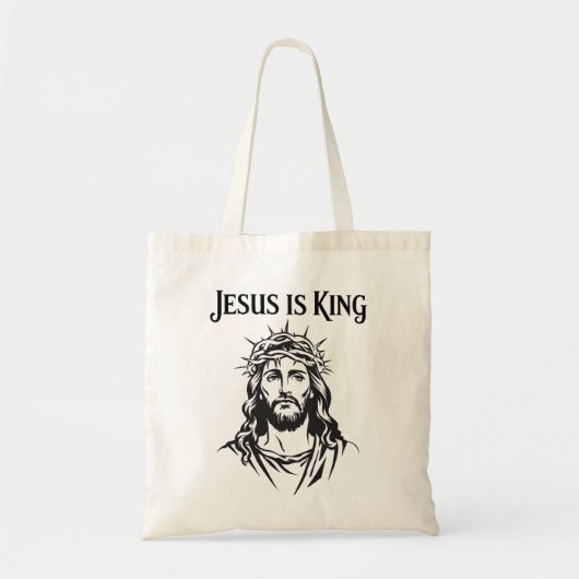 Tote Bag Jésus est roi (Devant)