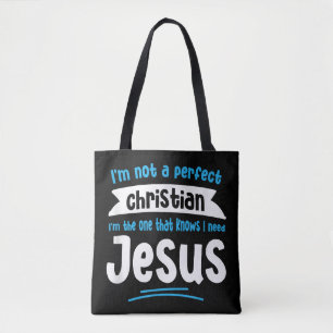 Tote Bag Jésus Hommes Femmes Enfants Amusants Christian Bib