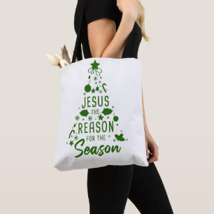 Tote Bag Jésus La Raison De La Saison - Foi De Noël