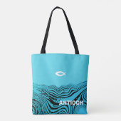 Tote Bag Jésus Poisson Eaux Vives (Dos)