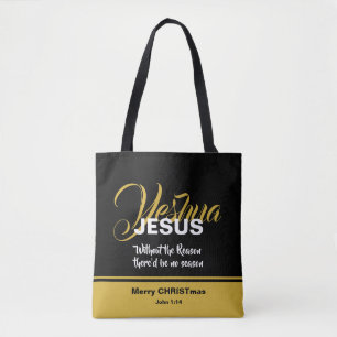 Tote Bag JESUS RAISON SAISON Noël