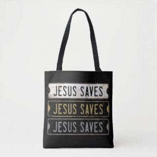 Tote Bag Jésus Sauve