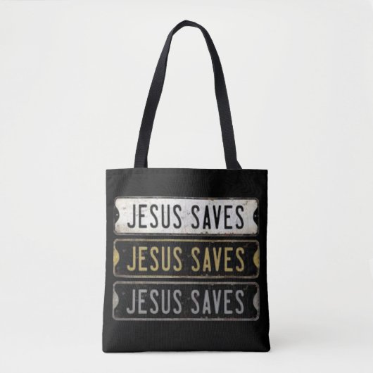 Tote Bag Jésus Sauve (Devant)