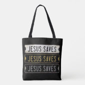 Tote Bag Jésus Sauve (Dos)