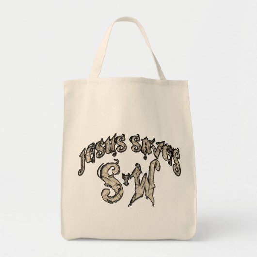 Tote Bag Jésus sauve répandre la parole (Devant)
