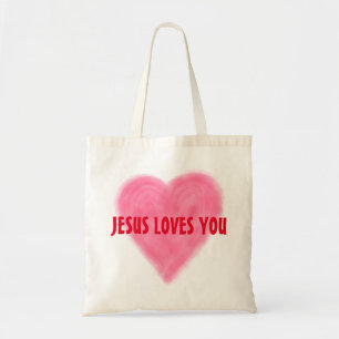 Tote Bag JÉSUS VOUS AIME Budget Fourre-tout