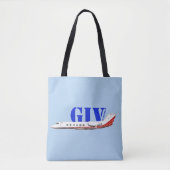 Tote Bag Jet privé Gulfstream IV de luxe (Devant)