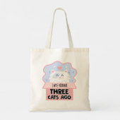 Tote Bag J'Étais Normal Il Y A Trois Chats (Dos)