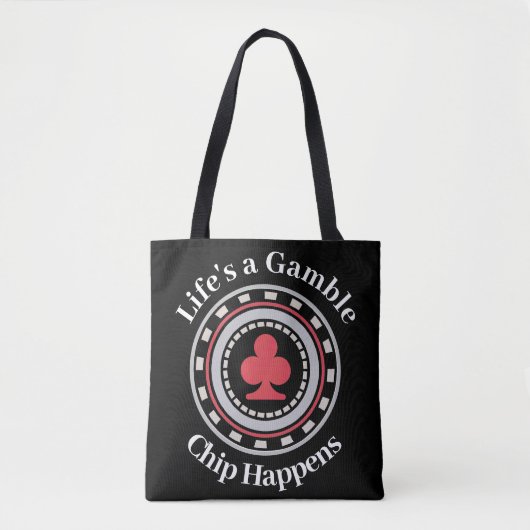 Tote Bag Jetons de poker (Devant)