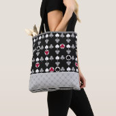 Tote Bag Jeu de carte de poker (De près)