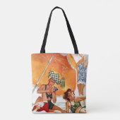 Tote Bag Jeu de cartes à la plage par Alex Ross (Dos)