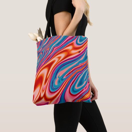 Tote Bag Jeu de couleurs attractif (De près)