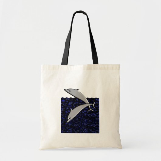 Tote Bag Jeu de dauphin (Devant)
