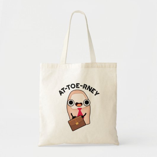 Tote Bag Jeu de doigts de pieds amusant procureur (Devant)