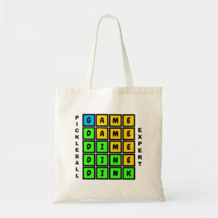 Tote Bag JEU DE MOT DE Puzzle DINK Pickleball