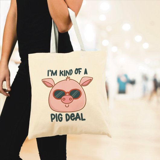 Tote Bag Jeu de mots drôle sur les cochons