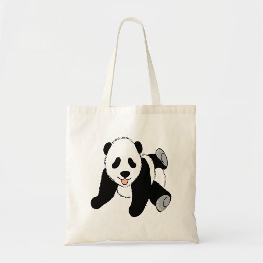 Tote Bag Jeu de petit animal de panda de bébé (Devant)