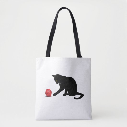 Tote Bag Jeu de rôle Rolling Dice RPG (Devant)
