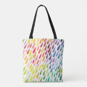 Tote Bag Jeu d'éclaboussures couleur aquarelle (Dos)