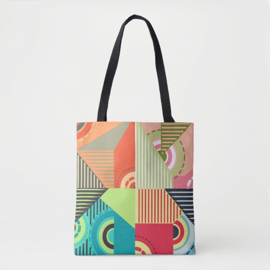 Tote Bag Jeu d'ornements : Eléments de design Arrière - pla (Devant)