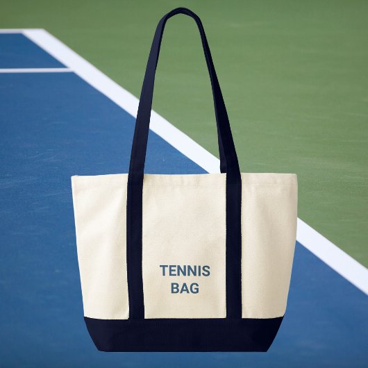 Tote Bag Jeu Set Match Blue Crest Tennis
