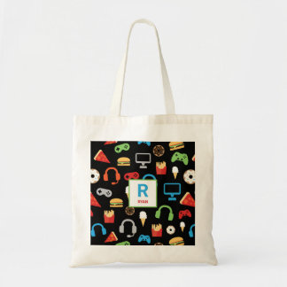 Tote Bag Jeu Vidéo Personnalisé Enfants Motif Gamer