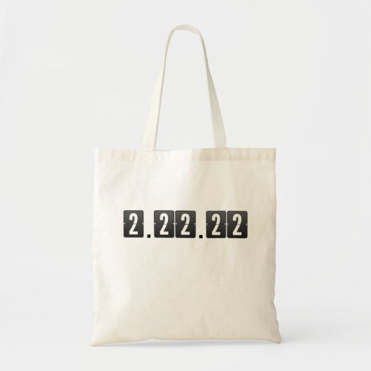Tote Bag Jeudi Mardi 2-22-22 Février Poste d'enseignant en  (Devant)