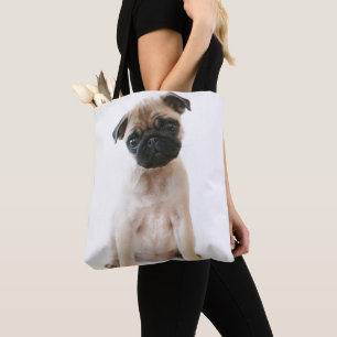 Tote Bag Jeune chien mignon de carlin