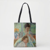 Tote Bag Jeune couture de mère (Devant)